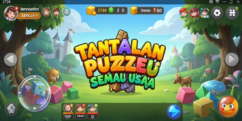 Screenshot gameplay 2739 menampilkan tantangan Puzzle yang menarik.