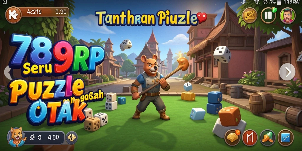 Screenshot gameplay 789RP dengan tantangan puzzle yang menarik.