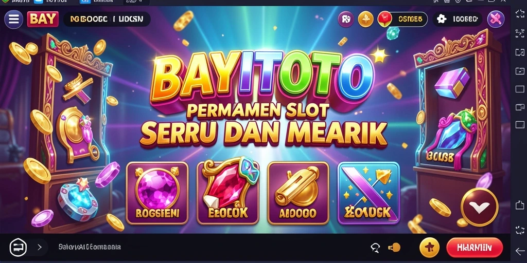 Tampilan gameplay seru di BAYITOTO dengan berbagai slot menarik.
