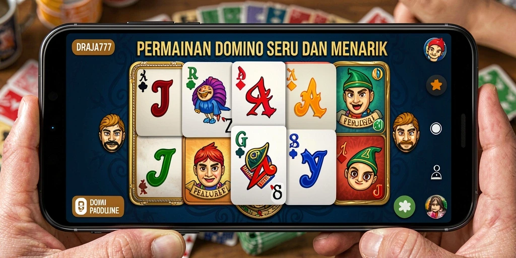 Gameplay seru domino DRAJA777 yang menantang dan interaktif.