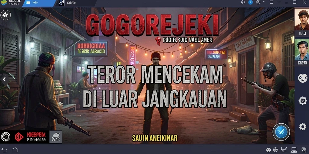 Mengintip gameplay menegangkan di GOGOREJEKI dengan suasana kelam.