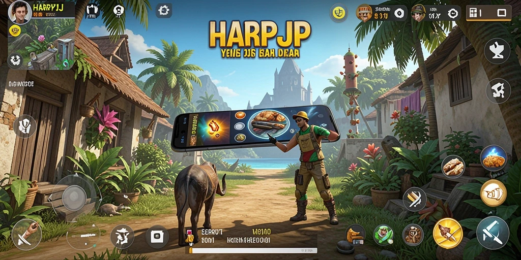 Tampilan gameplay HARAPJP yang menarik dan interaktif.
