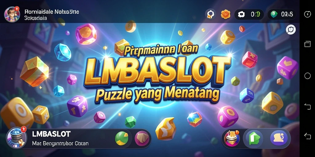Tampilan gameplay menarik LMBASLOT yang menyenangkan dan penuh tantangan.