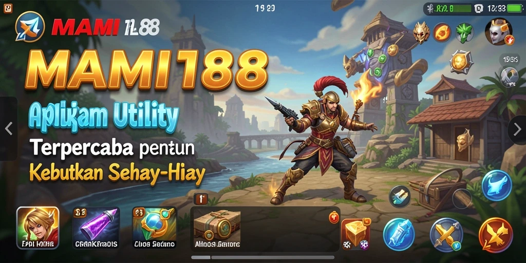 Tampilan antarmuka MAMI188 yang menarik dan mudah digunakan.