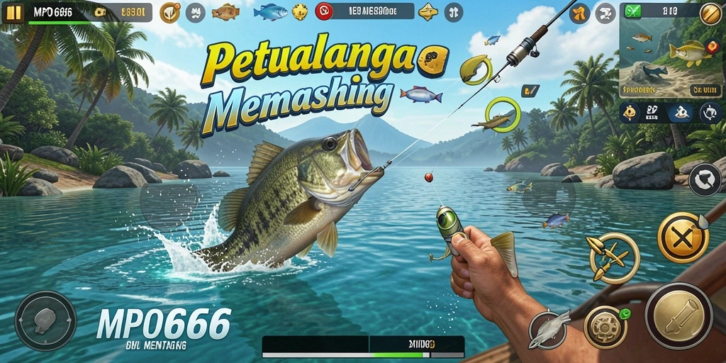 Tangkapan ikan yang besar dan grafik menawan dalam MPO666.