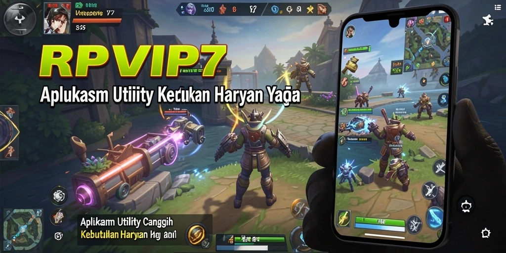Tampilan antarmuka pengguna RPVIP7 yang intuitif dan fungsional.