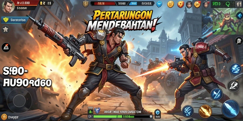 Tangkapan layar utama S80 menampilkan aksi pertempuran yang mendebarkan.