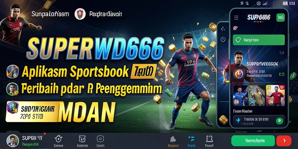 Tampilan screenshot <strong>SUPERWD666</strong> menampilkan aksi taruhan olahraga yang menarik.