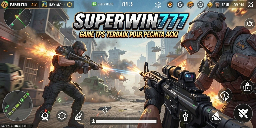Tampilan gameplay SUPERWIN777 yang menampilkan pertempuran seru dengan grafis berkualitas tinggi.