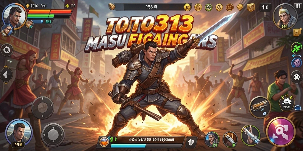 Gameplay TOTO313 yang penuh aksi dan seru ditampilkan dalam screenshot ini.