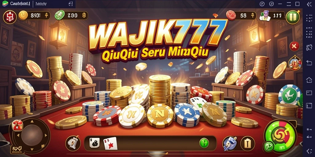 Tampilan gameplay QiuQiu yang menarik dan dinamis di WAJIK777.