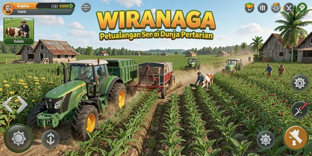 Tampilan menarik dari gameplay WIRANAGA yang mendebarkan.