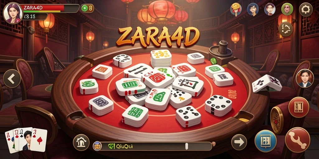 Screenshot menampilkan gameplay seru QiuQiu di ZARA4D.